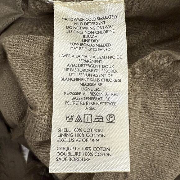 Anthropologie Babydoll Dress Large Balloon Sleeves Swiss Dot Green Boho Cottage - Picture 12 of 16